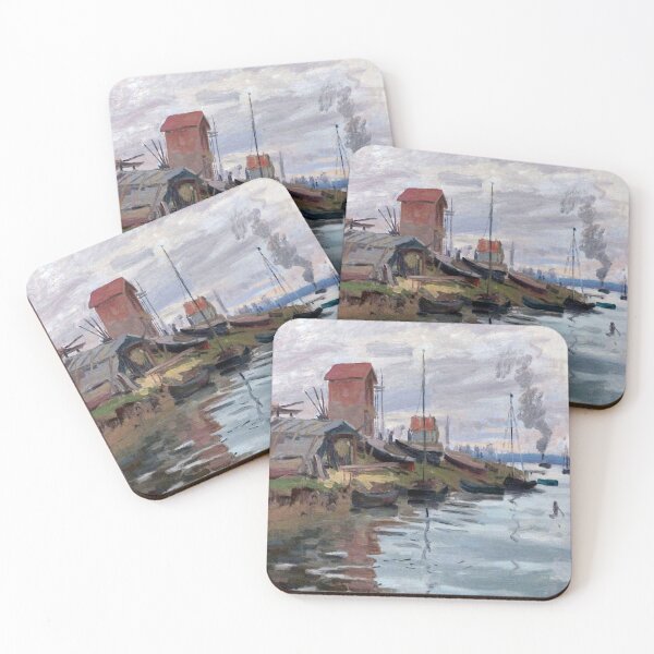 Item preview, The Seine at Petit-Gennevilliers-Claude Monet designed and sold by LumiereSasha.