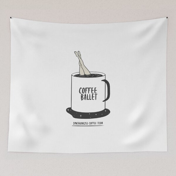 Item preview, Synchronized Coffee swimming ballet team designed and sold by ShineEyePirate.