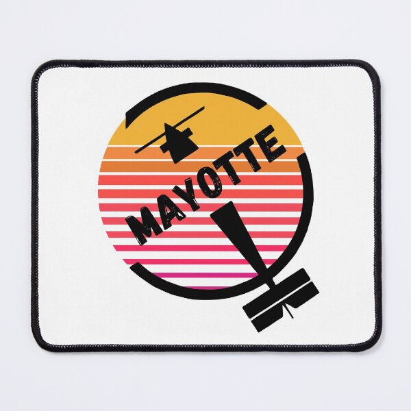 Item preview, Mayotte France - Retro Sunset Vintage Plane Airpot Travel Design designed and sold by Vintage-TM.