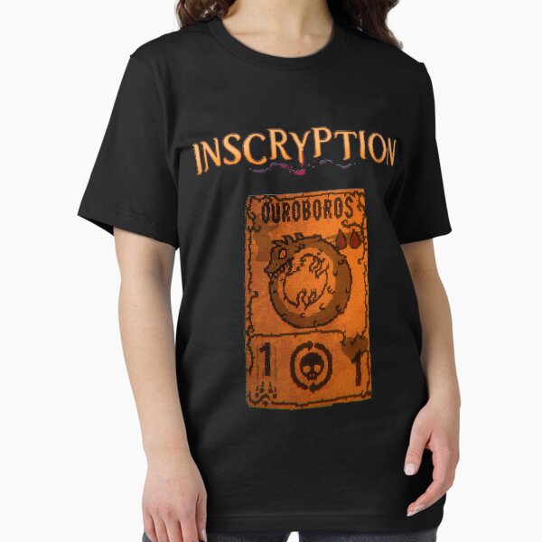 Item preview, Inscryption Psychological Horror Ouroboros Card Game Halloween Scary Spooky Dark Escape-room Puzzles designed and sold by Xeuno.