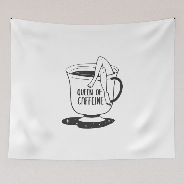 Item preview, Queen of Caffeine  designed and sold by ShineEyePirate.