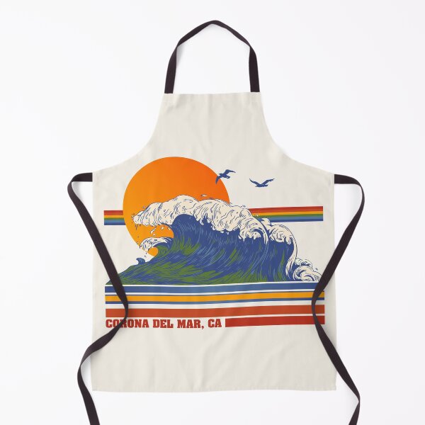 Aperçu de l'œuvre Rétro Corona Del Mar California 70s Style Souvenir Touristique créée et vendue par ourkid.