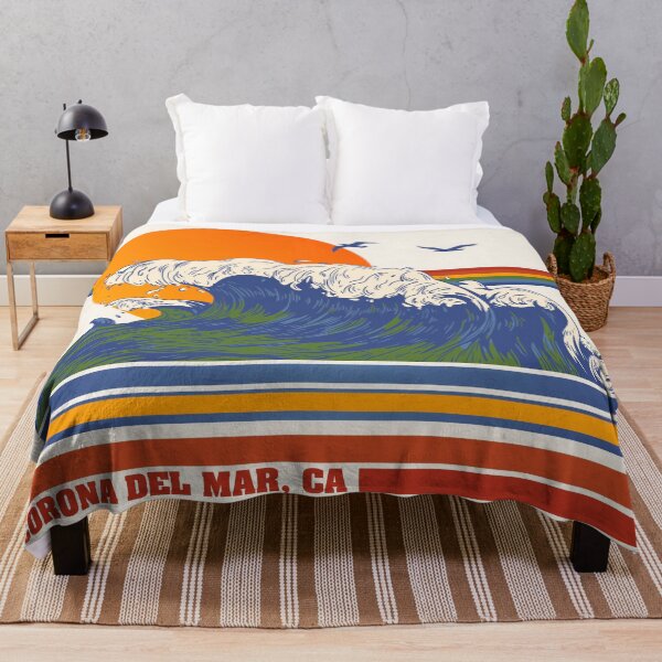 Item preview, Retro Corona Del Mar California 70s Style Tourist Souvenir designed and sold by ourkid.