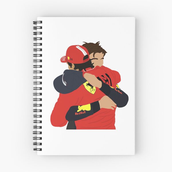 Item preview, Max Verstappen and Carlos Sainz hugging after Max wins the 2021 World Championship designed and sold by royaldutchness.