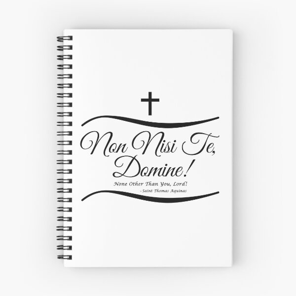 Item preview, Non Nisi Te Domine Quote - Saint Thomas Aquinas Saying designed and sold by molamode.
