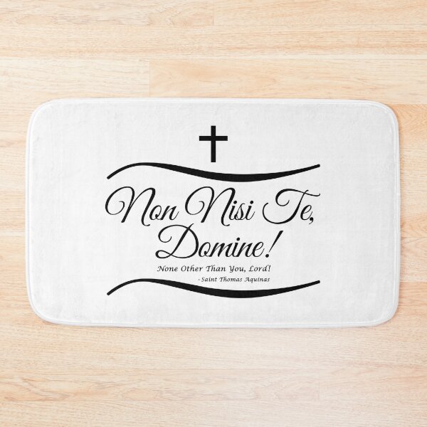 Item preview, Non Nisi Te Domine Quote - Saint Thomas Aquinas Saying designed and sold by molamode.