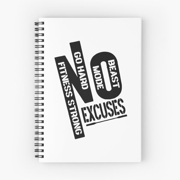 Item preview, NO EXCUSES designed and sold by Creativenetic.