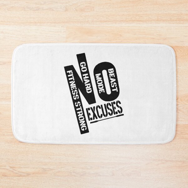 Item preview, NO EXCUSES designed and sold by Creativenetic.