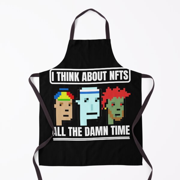 Item preview, I Think About NFTs All The Damn Time - NFT Collector Crypto Investor Degen designed and sold by nft-millionaire.
