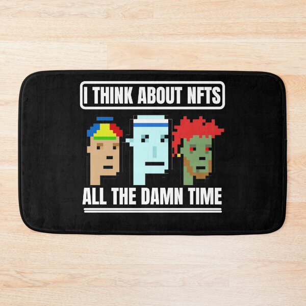 Item preview, I Think About NFTs All The Damn Time - NFT Collector Crypto Investor Degen  designed and sold by nft-millionaire.