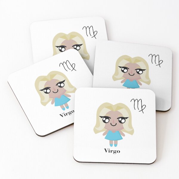 Item preview, Blonde Virgo Zodiac Sign Cute designed and sold by MikaelSh.