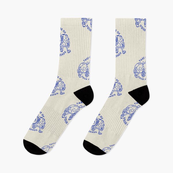 Item preview, Take care of your friends - blue designed and sold by Studio Earthling.
