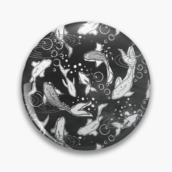 Item preview, Black Oriental Fishes designed and sold by Carolina Diaz.