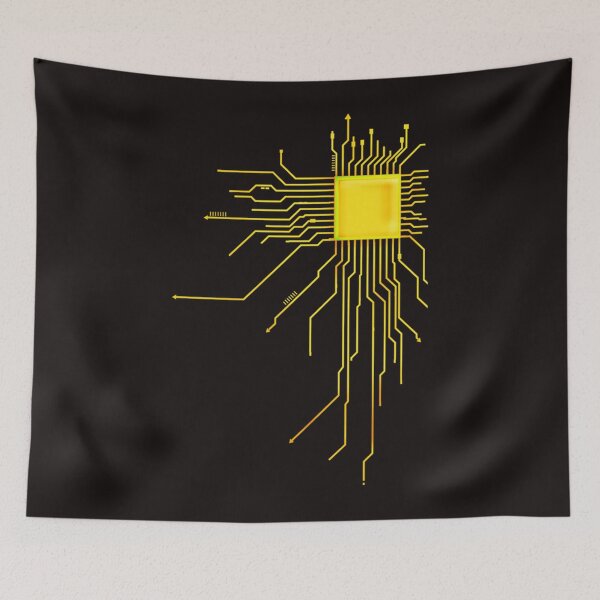 Item preview, circuit board core CPU heart pc nerd computer system core CPU pc coder geek computer science Classic designed and sold by hatfieldlevi22.