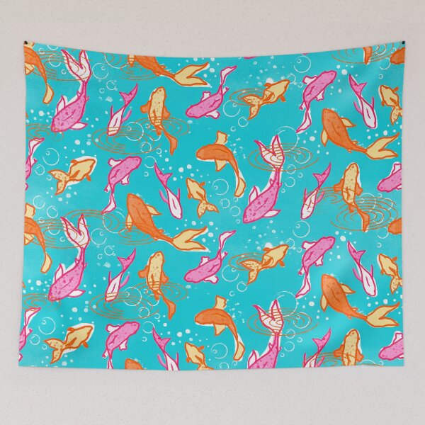 Item preview, Colorful Oriental Fishes designed and sold by Carolina Diaz.