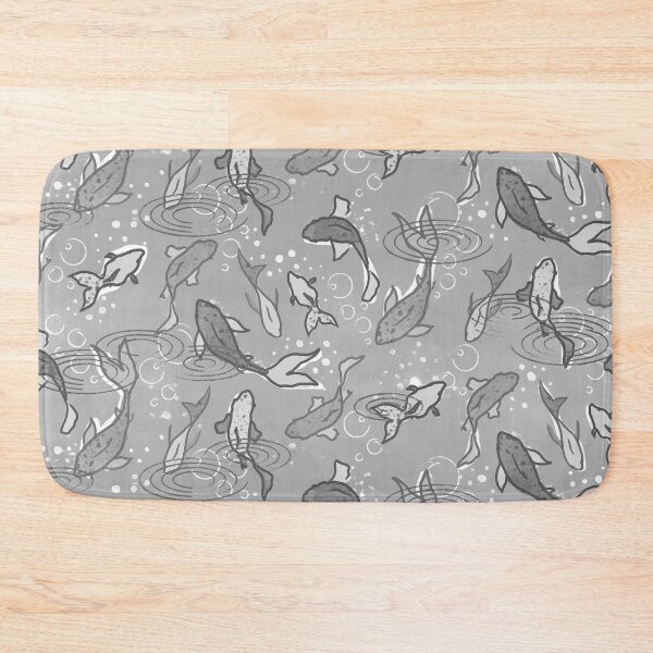 Item preview, Gray Oriental Fishes designed and sold by Carolina Diaz.