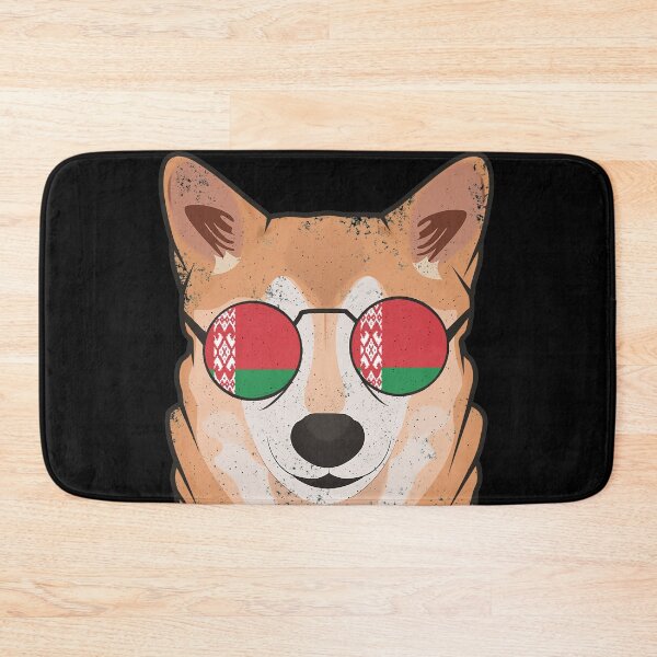 Item preview, Vintage Patriotic Shiba Inu Belarusian Flag designed and sold by feether-store.