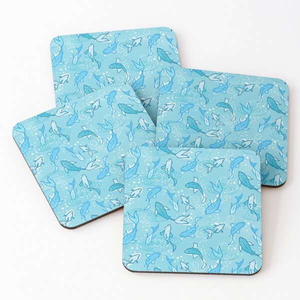 Item preview, Light Blue Oriental Fishes designed and sold by Carolina Diaz.