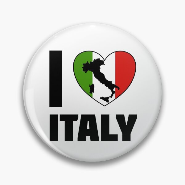 Item preview, I Love Italy - Italy Silhouette in Italian Heart designed and sold by molamode.