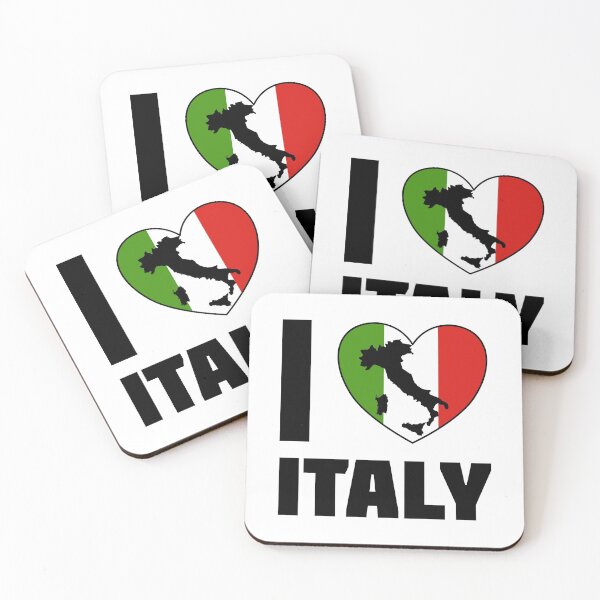 Item preview, I Love Italy - Italy Silhouette in Italian Heart designed and sold by molamode.