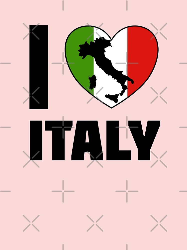  P.S. I Love Italy God Made Me Italian Cute Infant T