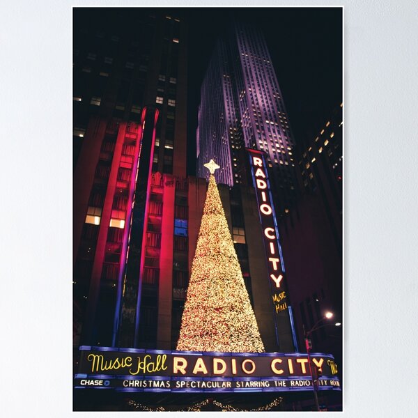 Item preview, Christmas in NYC, Radio City Music Hall designed and sold by ILD-Photography.
