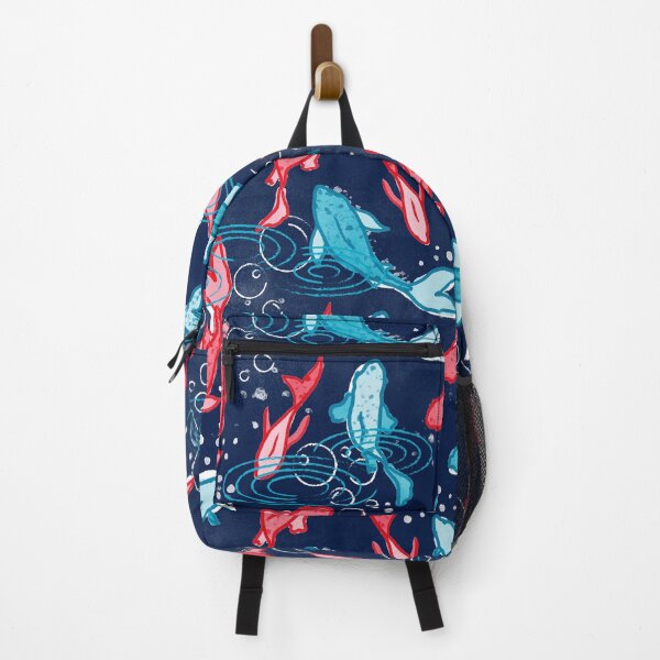Item preview, Navy Oriental Fishes designed and sold by Carolina Diaz.