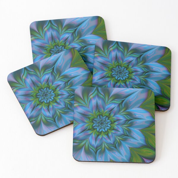 Item preview, Blue Flower  Fractal Art designed and sold by Elaine Manley.