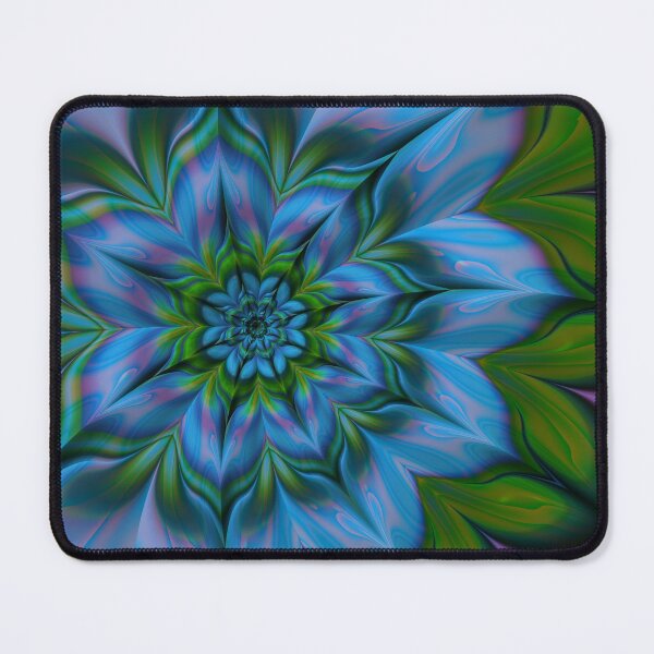 Item preview, Blue Flower  Fractal Art designed and sold by Elaine Manley.