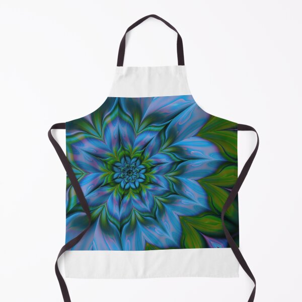Item preview, Blue Flower Fractal Art designed and sold by Elaine Manley.