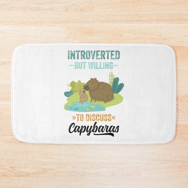 Item preview, Introverted But Willing To Discuss Capybaras #2 designed and sold by PoeticDesign.