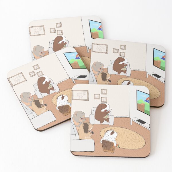 Item preview, Piggies playing video game  designed and sold by mondesign26.