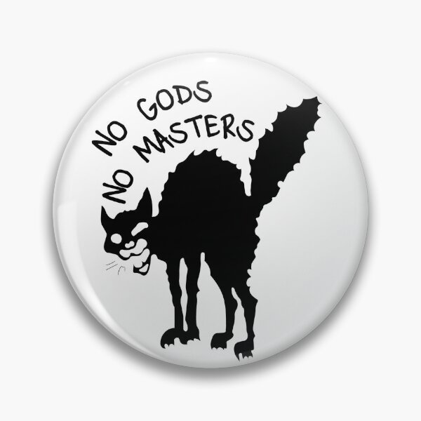 Artikel-Vorschau von No Gods No Masters Black Cat, designt und verkauft von jacby.