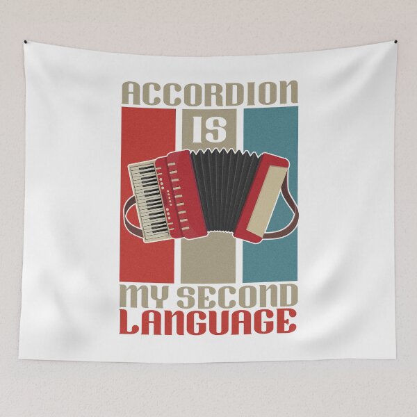 Item preview, Accordion Is My Second Language - Music Is My Second Language designed and sold by YerrouDesing.