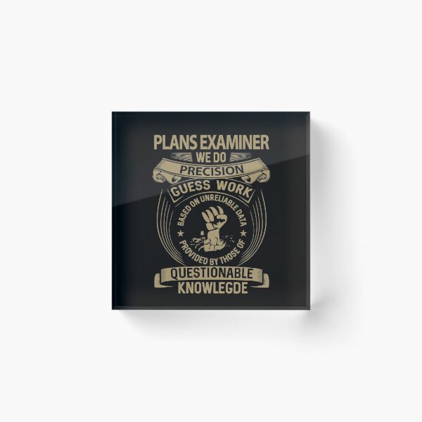 Item preview, Plans Examiner T Shirt - We Do Precision Job Gift Item Tee designed and sold by paneczkopat.
