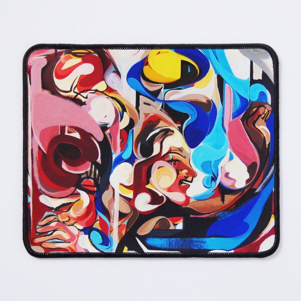 Item preview, Expressive Abstract People Composition painting designed and sold by CatarinaGarcia.