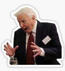 David Attenborough Sticker