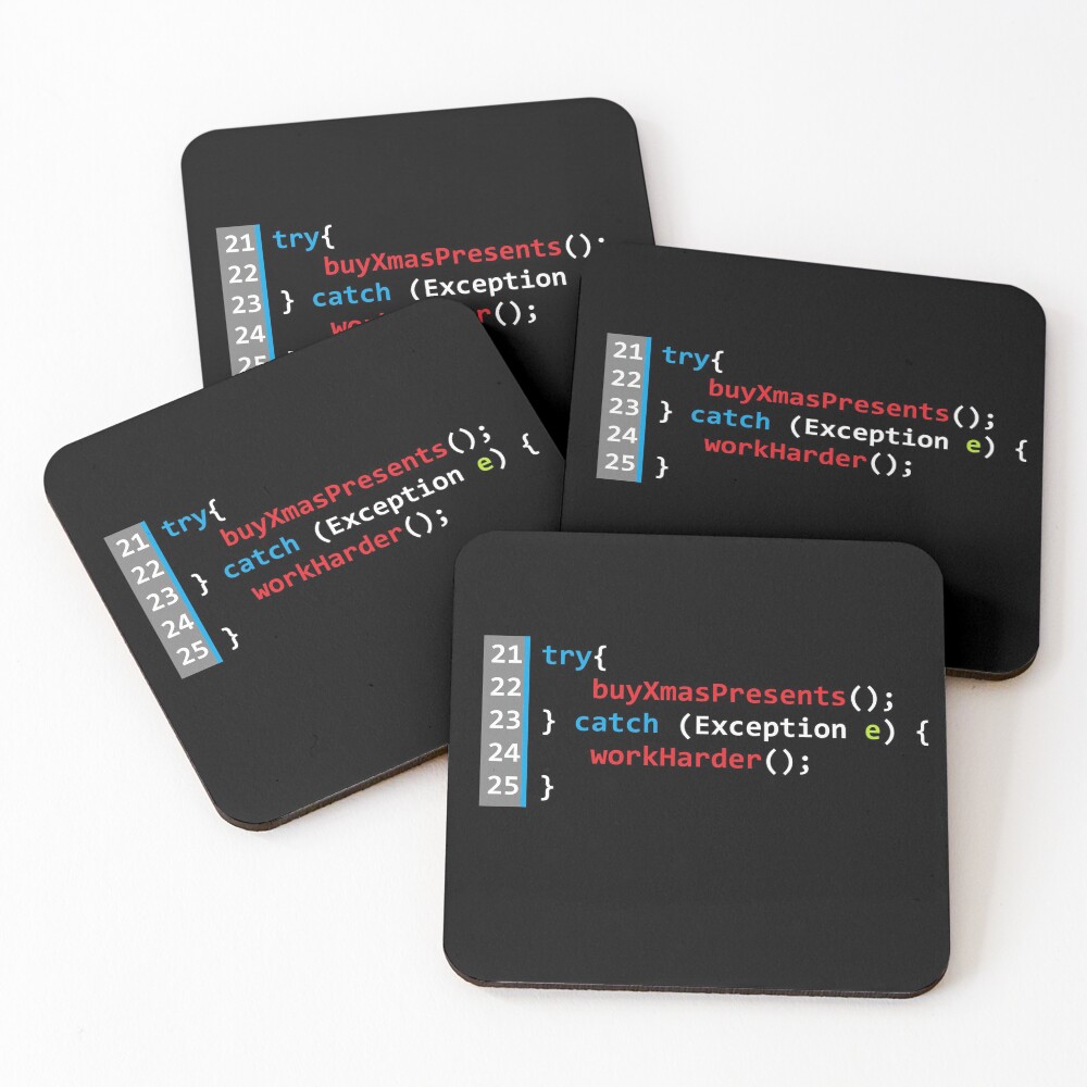 Item preview, Coasters (Set of 4) designed and sold by ComputerGeeksTs.