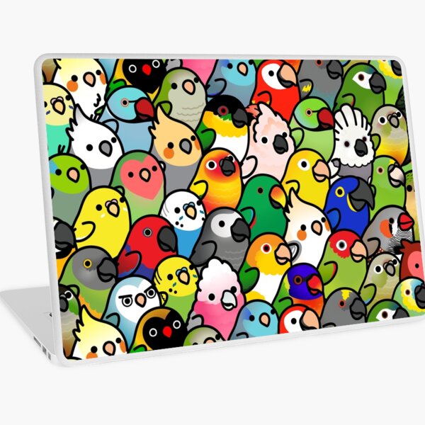 Everybirdy-Muster Laptop Folie