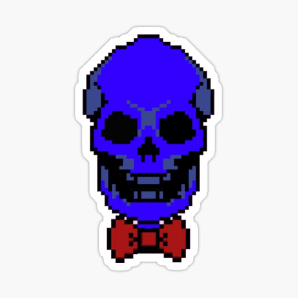 Skull (PIXEL ART) Sticker for Sale by RDX84