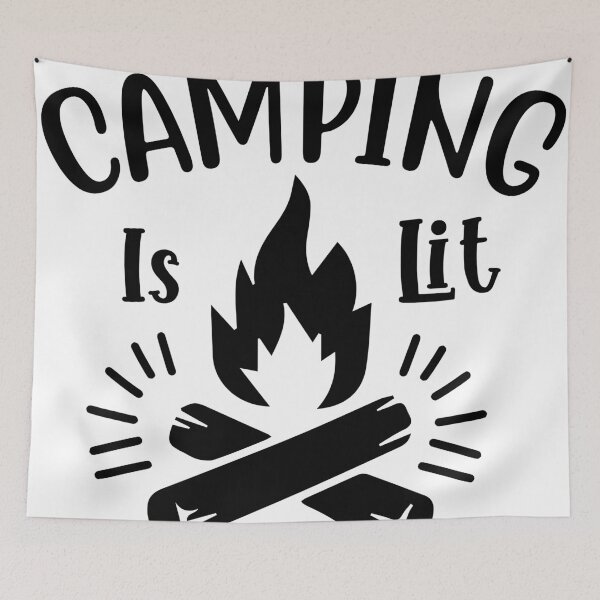 Item preview, Burning Campfire designed and sold by naturehikers.