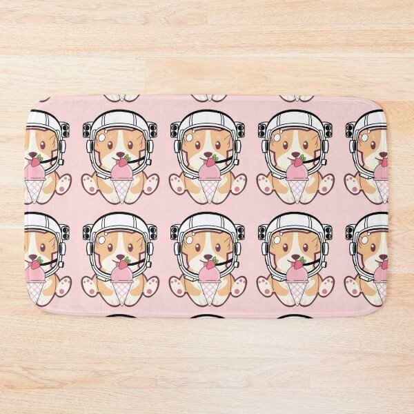 Item preview, Space Corgi and his tasty ice cream - The Cool Astronaut Puppy! designed and sold by LukjanovArt.
