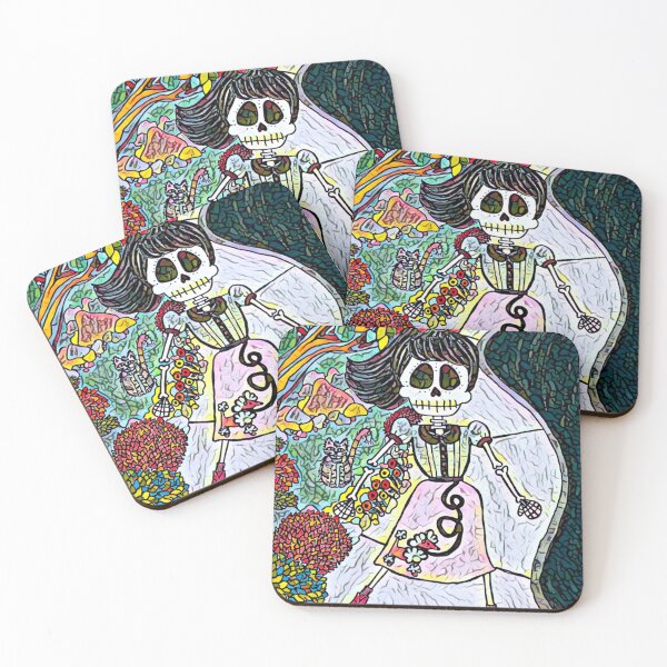 Item preview, Lively Bones, Retro Roller Skater designed and sold by LuvbuzzArt.