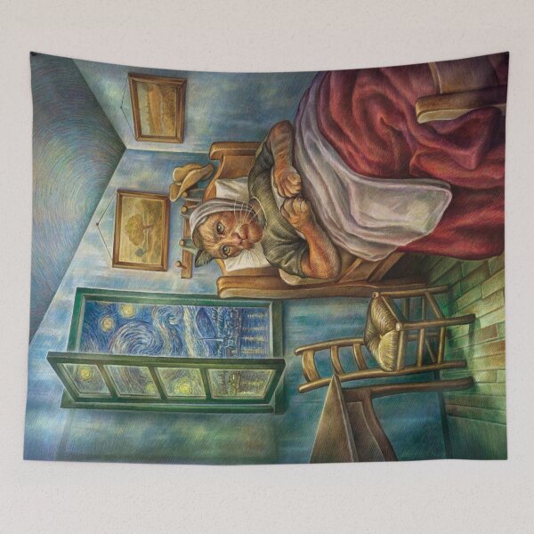 Item preview, 9 Swords - "Vincent Van Cat" designed and sold by Diana Cammarano.