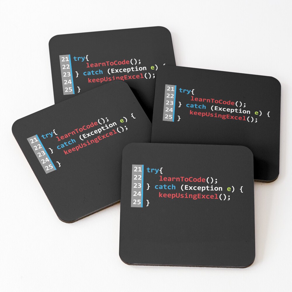 Item preview, Coasters (Set of 4) designed and sold by ComputerGeeksTs.