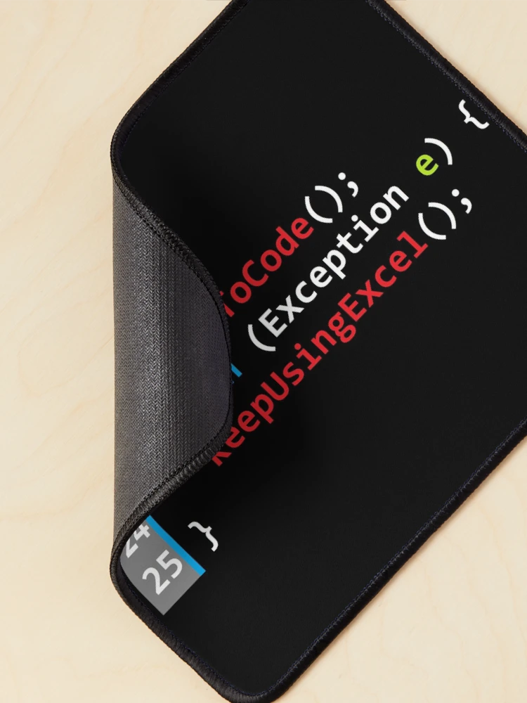 Thumbnail 2 of 5, Mouse Pad, Computer Geek Keep Using Excel designed and sold by ComputerGeeksTs.