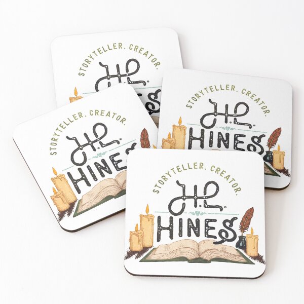 Item preview, H.L.Hines open book logo designed and sold by hlhines.