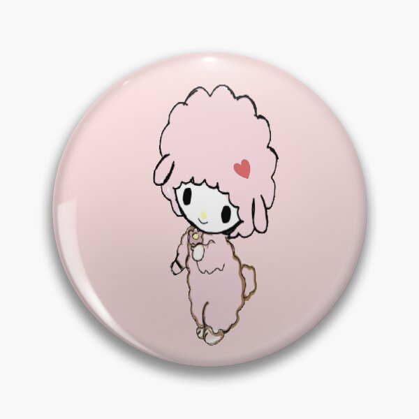 Item preview, Cute Fluffy Pink Sheep designed and sold by mothmonster.