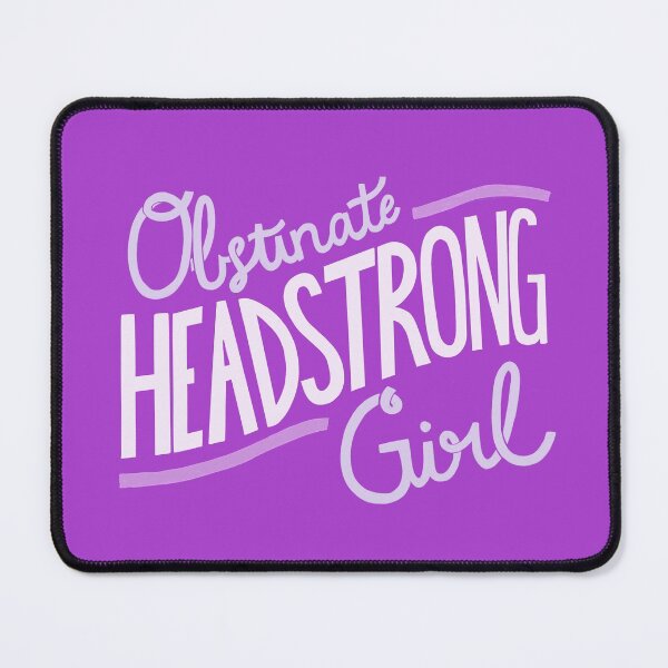 Item preview, Obstinate Headstrong Girl - Purple designed and sold by latheandquill.