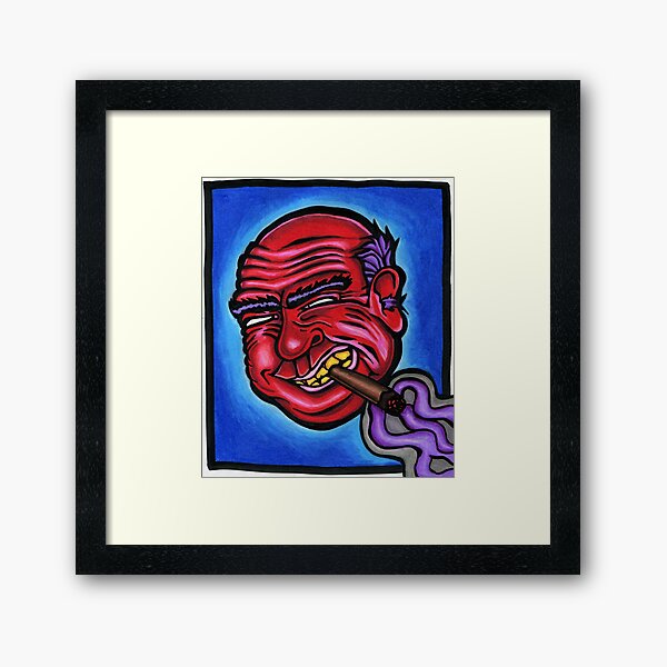 Frank Framed Art Print